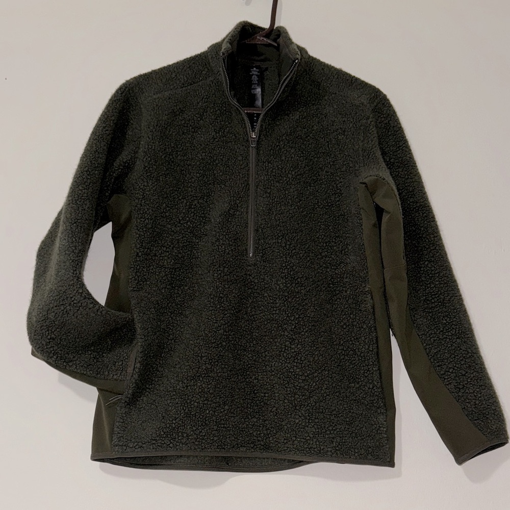Lululemon Tundra Trek wool blend half zip